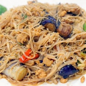 魚香茄子炆米 