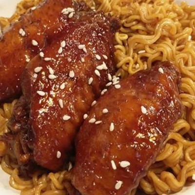 迷你瑞士汁雞翼撈公仔麵 - 銅鑼灣分店