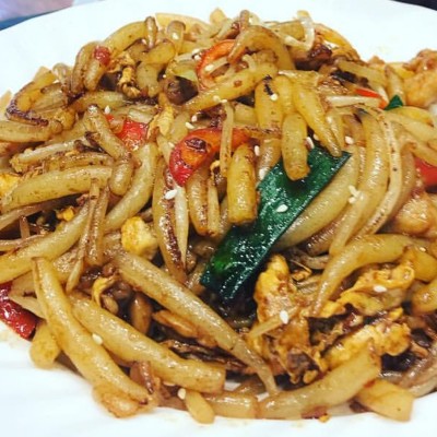 XO醬牛柳絲炒銀針粉 - 銅鑼灣分店