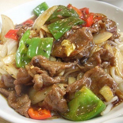 豉椒牛肉炒河 - 銅鑼灣分店