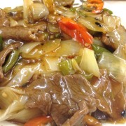 豉椒牛肉炒河 - 銅鑼灣分店