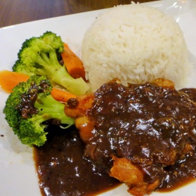 黑椒雞扒飯 - 黑椒雞扒意粉 - 銅鑼灣分店