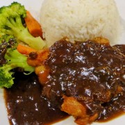 黑椒雞扒飯 - 黑椒雞扒意粉 - 銅鑼灣分店