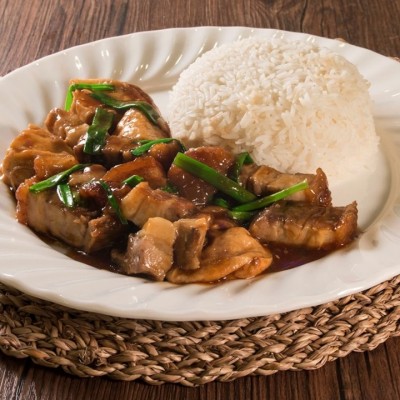 枝竹火腩饭 - 枝竹鱼柳饭 - 铜锣湾分店