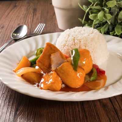 甘酸っぱい豆腐とダイズパイナップル - コーズウェイベイ