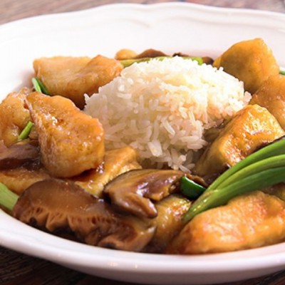 红烧火腩饭 - 红烧鱼柳饭 - 铜锣湾分店
