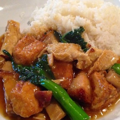 豆腐火腩饭 - 豆腐鱼柳饭 - 铜锣湾分店