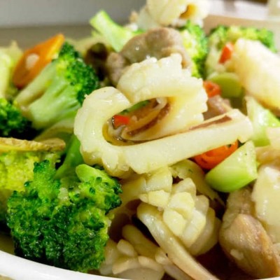 西蘭花炒鮮魷 - 銅鑼灣分店
