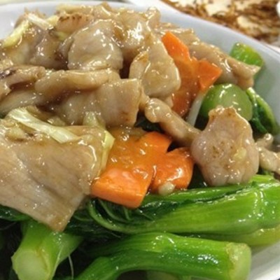時菜炒肉片 - 銅鑼灣分店