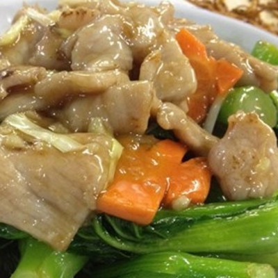 時菜炒肉片 - 銅鑼灣分店